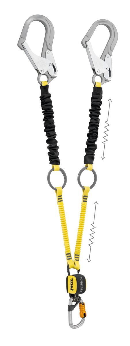 Petzl Absorbica®-Y Tie-Back MGO lanyard