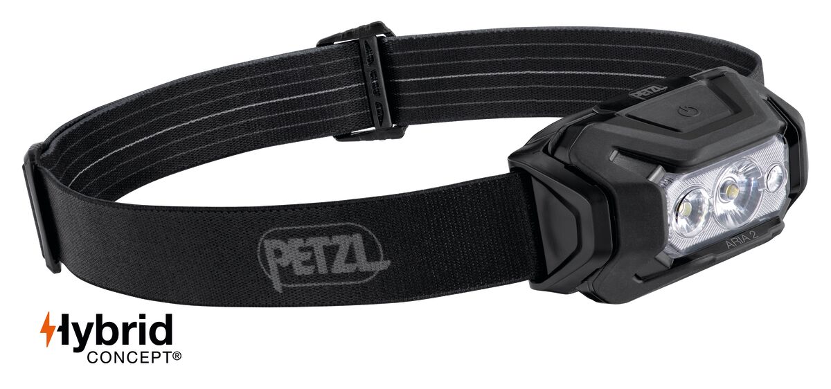 Petzl Aria® 2 RGB headlamp, black