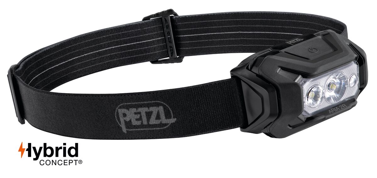 Petzl Aria® 2R RGB headlamp, black