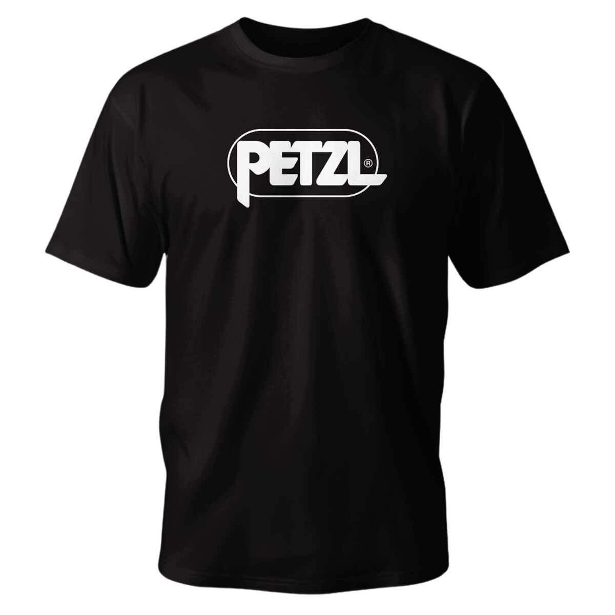Petzl Adam T-shirt, men's cotton-blend crew neck tee with Petzl logo on chest